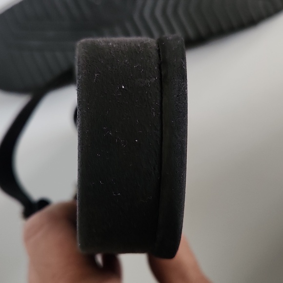 Sale 🔥 Mephisto Women's Black Pantent Leather Rhinestone Sandals Size 39 - Picture 7 of 8